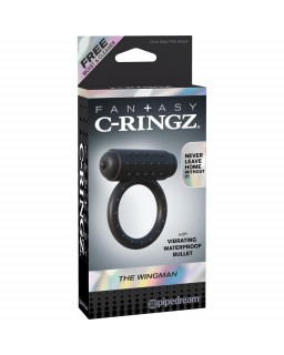 Anillo Vibrador Wingman Negro