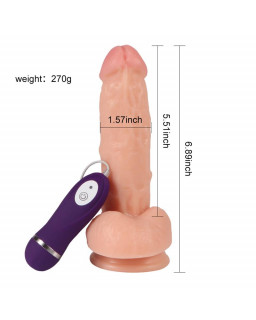 Vibrador Realista Control Remoto Kassadin 175 cm