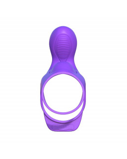 Fantasy C Ringz Anillo Vibrador para Parejas Ultimate Cage Purpura