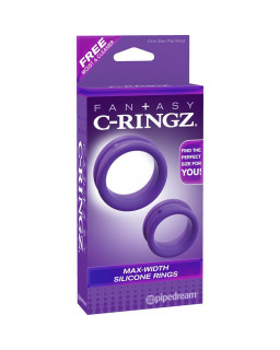 Fantasy C Ringz Anillos Max Width de Silicona Purpura