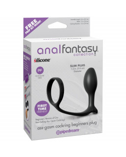 Plug Anal Ass Gasm para Principiantes Color Negro