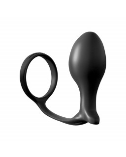 Anal Fantasy Collection Ass Gasm Cockring Advanced Plug Color Negro