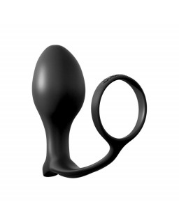 Anal Fantasy Collection Ass Gasm Cockring Advanced Plug Color Negro