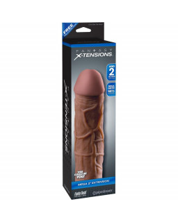 Fantasy X tensions Mega 51 cm Extension Color Marron