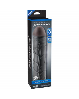 Fantasy X tensions Mega 76 cm Extension de Pene Color Negro