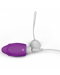 Huevo Vibrador iJoy Control Remoto USB Purpura