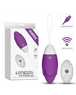 Huevo Vibrador iJoy Control Remoto USB Purpura