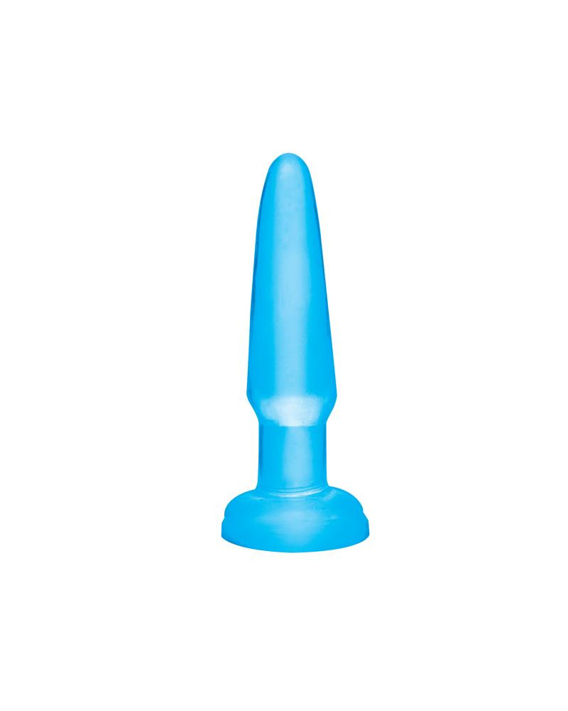 Basix Rubber Works Butt Plug Principiantes Color Azul