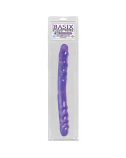 Basix Rubber Works 406 cm Doble Verga Color Purpura