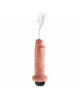 King Cock Dildo Eyaculador 6 Color Natural