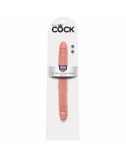 King Cock Pene Doble de 12 Color Natural