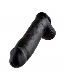 Pene con Testiculos de 12 Color Negro