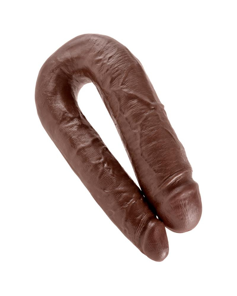 King Cock Pene Doble Penetracion Grande Color Marron