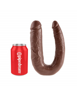 King Cock Pene Doble Penetracion Grande Color Marron