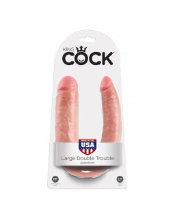 King Cock Pene Doble Penetracion Grande Color Natural