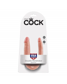 King Cock Pene Doble Penetracion Pequeno 5 Color Natural