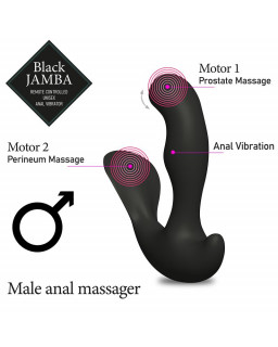 Jamba Vibrador Anal y Estimulador Punto G Negro