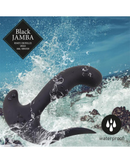 Jamba Vibrador Anal y Estimulador Punto G Negro