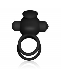 Anillo Vibrador Doble Power Clit Duo Negro