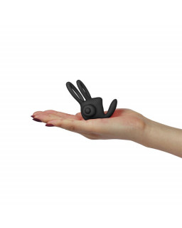 Anillo Vibrador Doble Power Clit Duo Negro