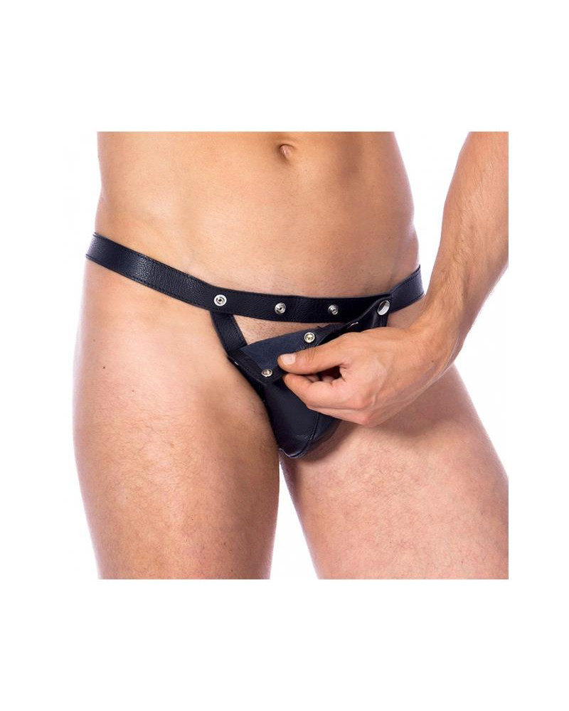 Panty Masculino de Cuero Talla unica