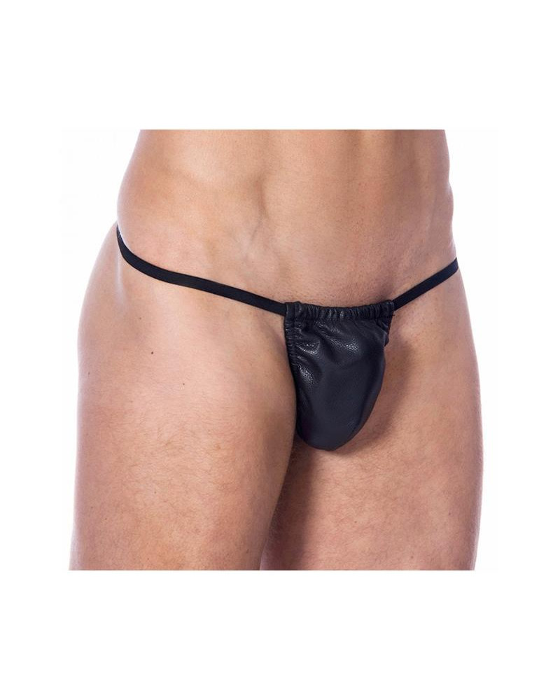 Tanga de Cuero Elastico Talla unica