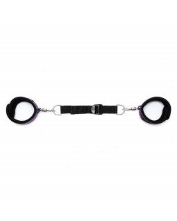 Rimba Bondage Play Esposas para Tobillos Con Correa Elastica Color Purpura