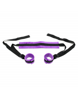 Rimba Bondage Play Set de Ataduras Ajustables Color Purpura