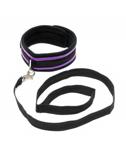 Collar con Correa Ajustable Purpura