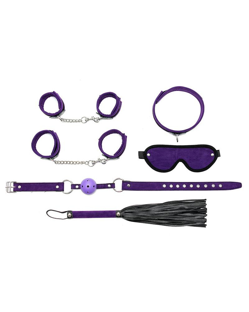 Rimba Bondage Play Set de Bondage 6 Piezas Color Purpura