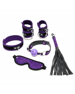 Rimba Bondage Play Set de Bondage 6 Piezas Color Purpura