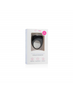 Anillo para Pene con Vibracion Silicona Negro