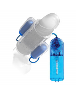 Funda para Pene Doble Vibracion Transparente