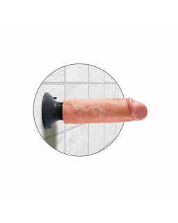 King Cock Vibrador Realistico 6 Color Natural