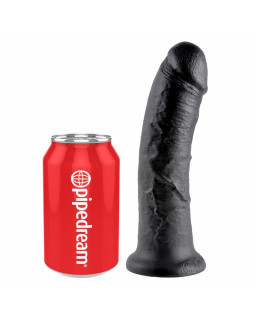 King Cock Pene de 8 Color Negro