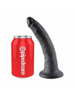 King Cock Pene de 7 Color Negro