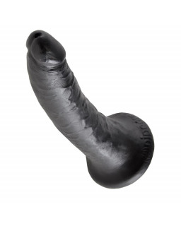 King Cock Pene de 7 Color Negro