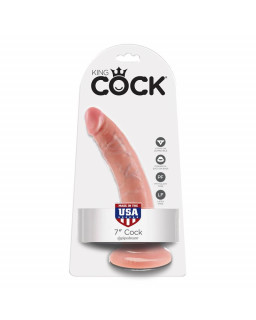 King Cock Pene de 7 Color Natural