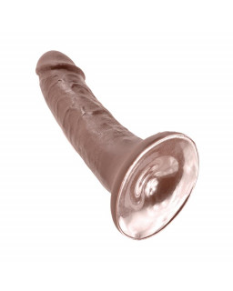 King Cock Pene de 6 Color Marron