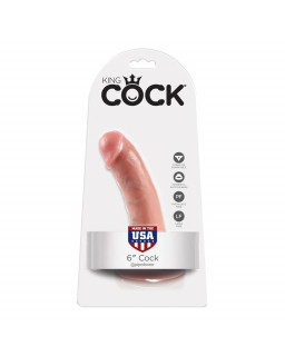 King Cock Pene de 6 Color Natural