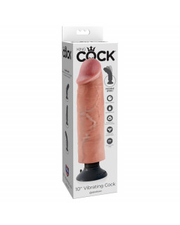 King Cock Vibrador Realistico 10 Color Natural