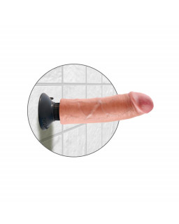 King Cock Vibrador Realistico 8 Color Natural