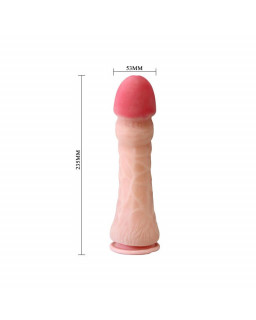 Baile Dildo con Ventosa Color Natural 235 cm