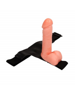 Arnes con Dildo y Testiculos 175 cm