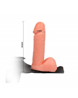 Arnes con Dildo y Testiculos 175 cm