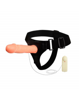 Arnes con Dildo Hueco Jessica 18 cm