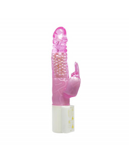 Baile Vibrador Transparente Color Rosa