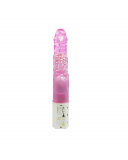 Baile Vibrador Transparente Color Rosa