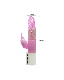 Baile Vibrador Transparente Color Rosa