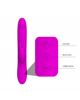 Vibrador y Rotador Byron Color Purpura